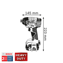 LLAVE IMPACTO RECARGABLE REF. GDR 14.4V/LI