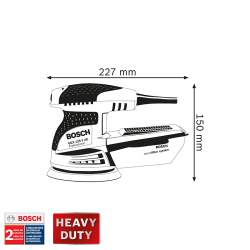LIJADORA ROTORBITAL T/PESADO GEX 125-1AE
