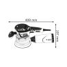 LIJADORA ROTORBITAL T/PESADO GEX 125-150AVE