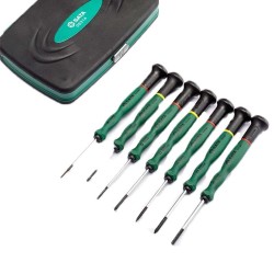 DESTORNILLADORES PRECISION PLANO/PHILL DE JGO 7 PZS