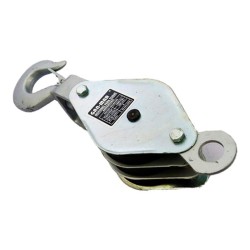 POLEA PARA CONSTRUCCION TRIPLE 100 MM RF: 1800KG