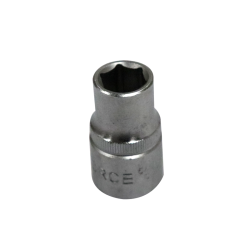 FORCE 52511.32 CUBO CROMADO CORTO 25MM 6 PUNTOS ESPIGA 1/4