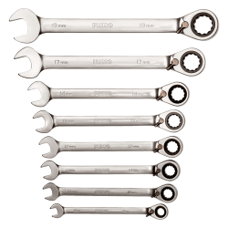 LLAVE COMBINADA RACHET JGO 8PZS REF. 18-8-H