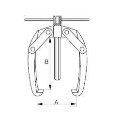 EXTRACTOR AUTOCENTRANTE 3 PATAS