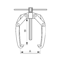 EXTRACTOR AUTOCENTRANTE 2 PATAS