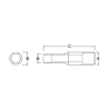LLAVE COPA LARGA 069 CTE 1/2  X 7/8