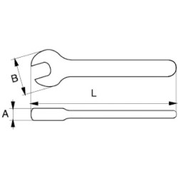 LLAVE FIJA 16MM  AISLADO 1000VLT ESPAÑOL