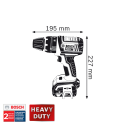 TALADRO RECARGABLE TORQUE REGULABLE GSB 14.4/2