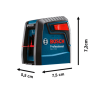 NIVEL LASER LINEA ROJA REF. GLL 2-12