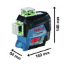 NIVEL LASER VERDE REF. GLL 3-80CG