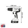 TALADRO RECARGABLE 18 VOLT GSR 180-LI