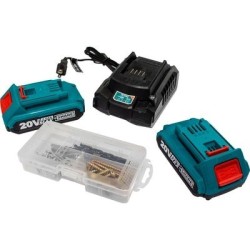 TALADRO INALAM PERCUTOR 20V 2 PILAS 2AMP CTE.1/2 + 50 ACCESORS"