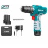 TALADRO INALAM ROTACION 12 VOL 3/8" 2 PILA CARGADOR ESTUCHE