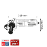 PULIDORA MINI 4 1/2  2800/11000 RPM REF. GWS15/125 CIE