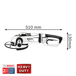 PULIDORA 08 T.PESADO 6500 RPM 2400 WTS. 18A4 REF: GWS 24-230