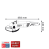 PULIDORA 08 T.PESADO 8500 RPM 2600 WTS.18A5 REF: GWS 26-180