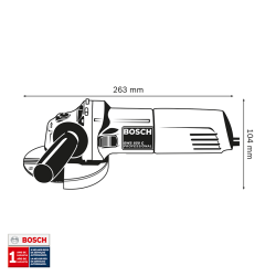 PULIDORA MINI 4 1/2  DELGADA 11.000 RPM REF: GWS 850