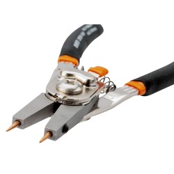 ALICATE PARA ARANDELAS INTERIORES Y EXTERIORES CON PUNTAS INTERCAMBIABLES 10"