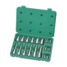 LLAVE COPA JGO PLURIDENTADA 18PZS CTE 1/4  Y 1/2