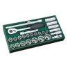 LLAVE COPA JGO MM 27PZS 6PTAS CTE 1/2" DE 10 A 34 MM