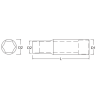 LLAVE COPA LARGA 039 CTE 3/8  X 5/8