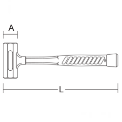 MARTILLO DE ANTIREBOTE 65MM