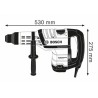 TALADRO 08 ROTOMARTILLO 1500 WATIOS SDS MAX REF: GBH 8-45 D