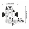 RUTEADORA INDUSTRIAL COLLET 1/4  VEL. VAR. REF. GOF 1600 CE