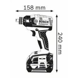 LLAVE DE IMPACTO RECARGABLE 18VOL REF. GDX 18V-EC