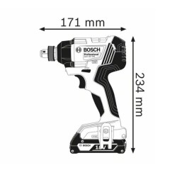LLAVE DE IMPACTO RECARGABLE 18VOL REF. GDX 180-LI