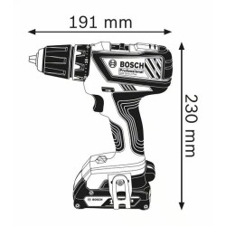 TALADRO RECARGABLE 18VOLT LI/ION REF. GSR 18-2-LI PLUS