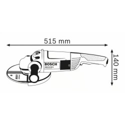 PULIDORA 08 T. PESADO 6500 RPM 2200 WTS.REF: GWS 22-230