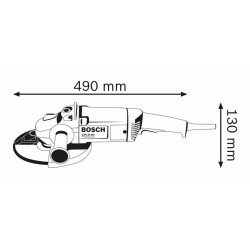 PULIDORA 03 TIPO PESADO 8500 RPM 2000 WTS. REF: GWS 20-180