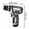 TALADRO RECARGABLE TORQUE REGULABLE REF. GSR 12-2-LI
