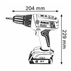 TALADRO RECARGABLE 18 VOLT GSR 1800-LI