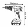 TALADRO RECARGABLE 18 VOLT GSR 1800-LI