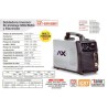 EQUIPO 091 SOLDAR INVERSOR 180AMP ELECTRODO Y MIG 110/220VOLT