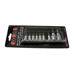 FORCE 3095 JUEGO DE CUBOS TORX ESP 1/4 9PCS /