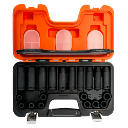JGO DE COPAS DE IMPACTO CORTA Y LARGA MANDO 1/2 DE 10A19MM