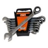 JGO DE LLAVES COMBINADAS TIPO RATCHET DE8 A 19MM 8 PZAS
