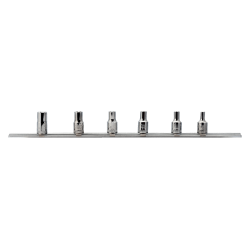 JGO DE SOLO COPAS DE 1/4 TORX HEMBRA DE E4 A E10 EN RIEL