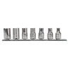 JGO DE SOLO COPAS TORX HEMBRA MANDO DE  3/8 DE E8 A E18
