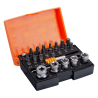 JGO PUNTAS COPAS Y LLAVE RATCHET DE 1/4