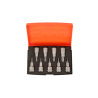 JUEGO DE COPAS CORTAS DE 1/2 CON PUNTA TORX DE T20 A T60 9 PZS