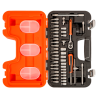 JUEGO DE COPAS MANDO DE 1/4 X 46 PZAS