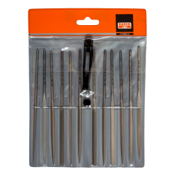 JUEGO LIMAS PARA DE AGUJA  X 12PZ SURTIDAS GRANO EXTRAFINO  REF: 2- 472-16-1-0 BAHCO