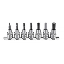 FORCE 3075S JUEGO 7 CUBOS ALLEN ESPIGA 3/8 , 1/8 /3/8  X 50M