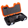 LLAVE COMBINADA JGO RACHET 8PZS REF. 1RMA/S8