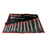 FORCE 5121 JUEGO DE 12 LLAVES COMBINADAS CON FUNDA NEGRA 8 /
