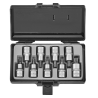 FORCE 4102 JUEGO 9 CUBOS CROMADOS TORX ESPIGA 1/2  T20/T60 C